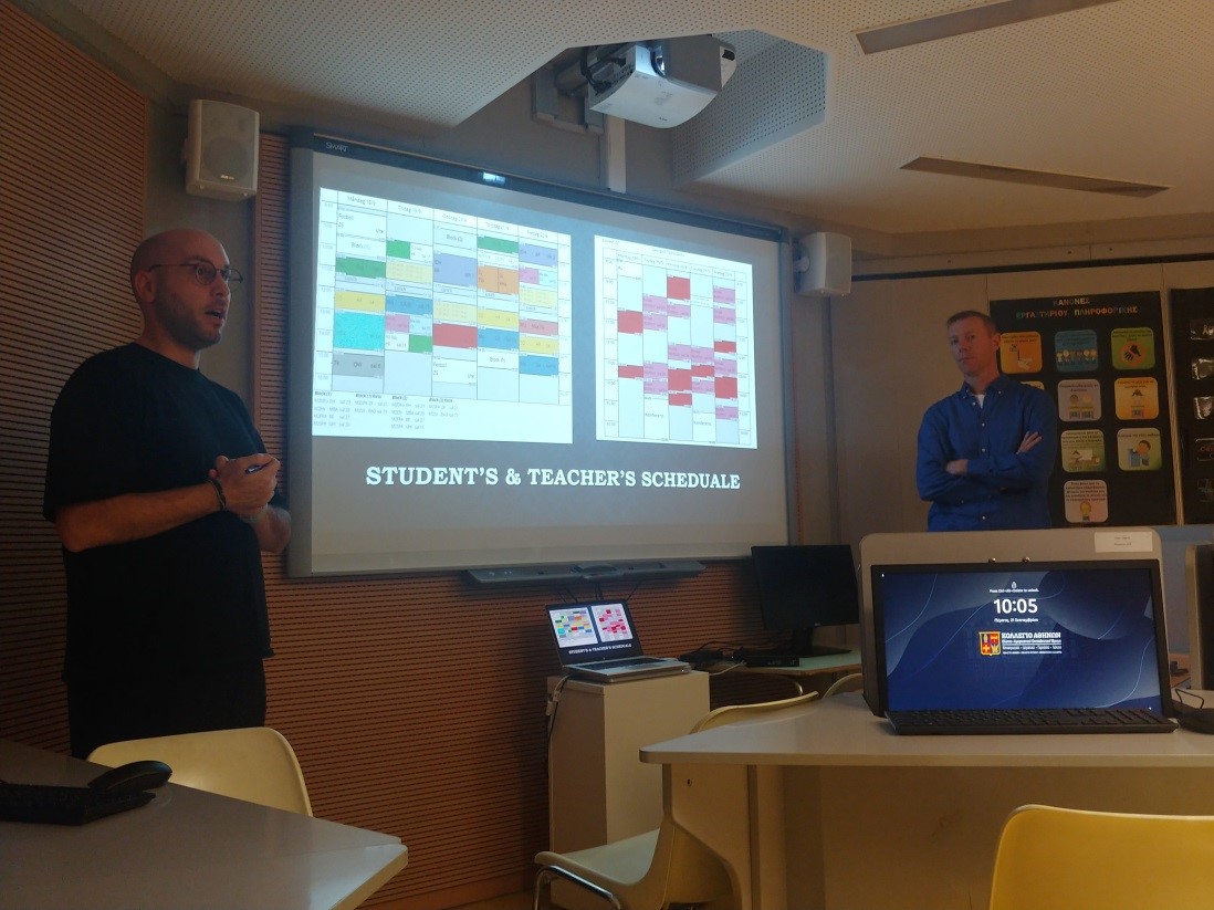 Swedish Teachers visit the Athens College Elementary School within the framework of the Erasmus program