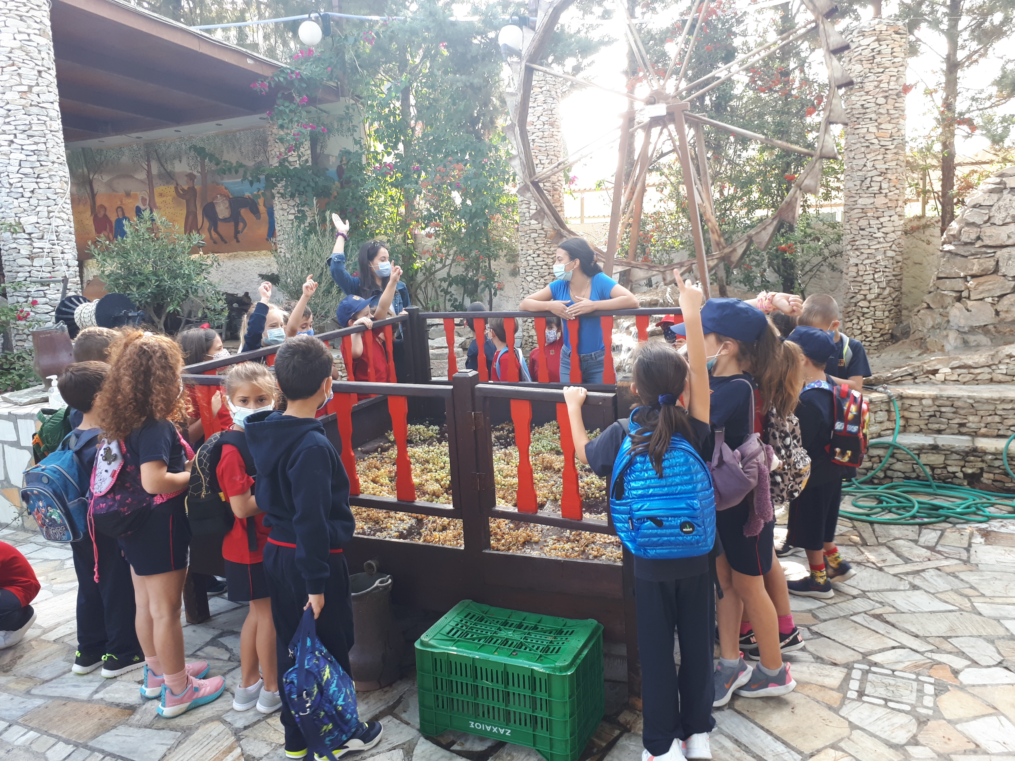 Grade 1 of Psychico College Elementary School Visits Zachaios Estate (Patitiri Zachaios)