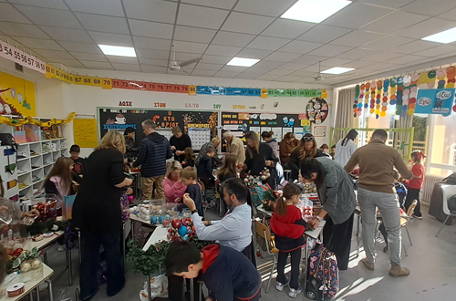 Psychico College Grade 2 students work for the Christmas Bazaar