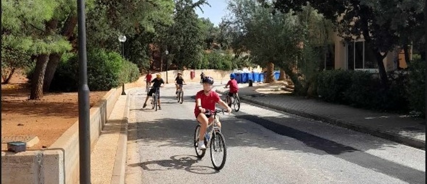 World Car Free Day - Bike Ride at Psychico College Elementary School