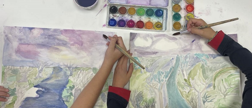 Psychico College Elementary School Art Activities