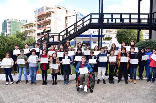 Psychico College Elementary School students awarded at the 5th Mathematical Competition "Pythagoras"
