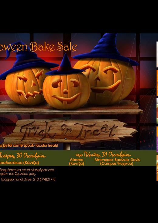 Halloween Bake Sale Day 1