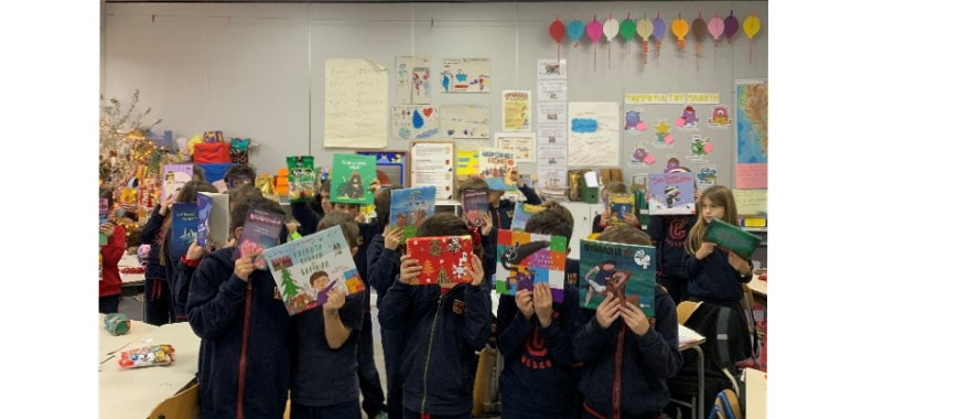Secret Santa Book at Psychico College Elementary School