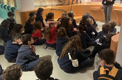 Psychico College Grade 3 students visit the Loulis Museum