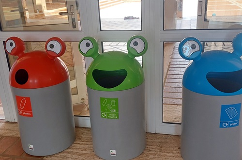 Recycling at Psychico College Elementary School