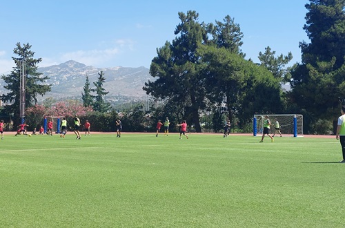 Basketball and soccer matches between Psychico College Elementary teachers and students