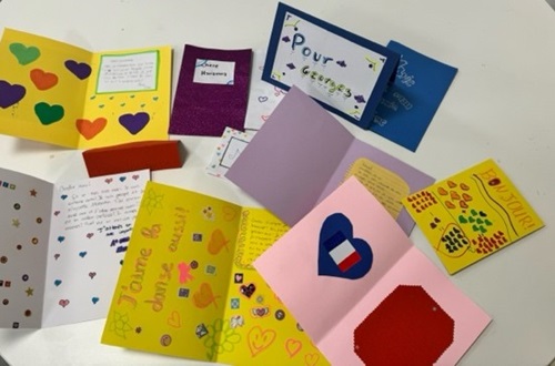 Correspondence in French between students of Psychico College Elementary and the 2nd and 3rd Elementary Schools of Gazi in Crete