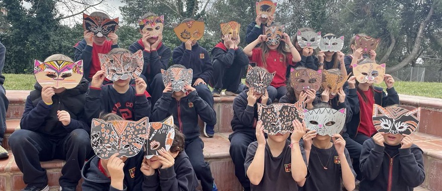 Mask-making Workshop for Psychico College Elementary School Students
