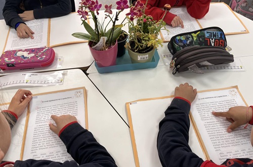 Psychico College Grade 1 student activity - A world full of flowers