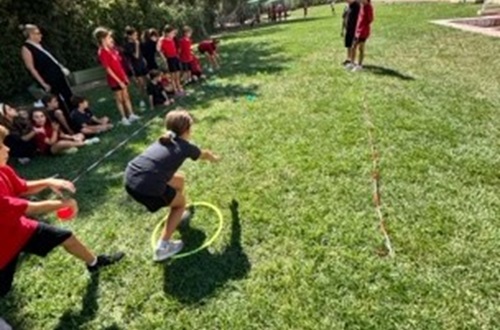 Journée du sport scolaire - Psychico College Grades 4, 5 & 6 French class