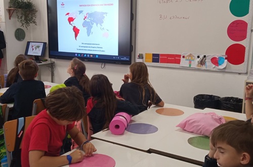 Psychico College Grade 3 Spanish class - Instituto Cervantes- Día de la hispanidad