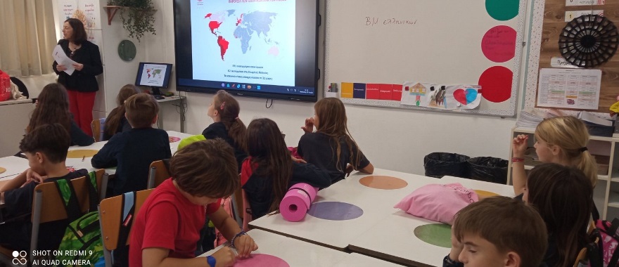 Psychico College Grade 3 Spanish class - Instituto Cervantes- Día de la hispanidad