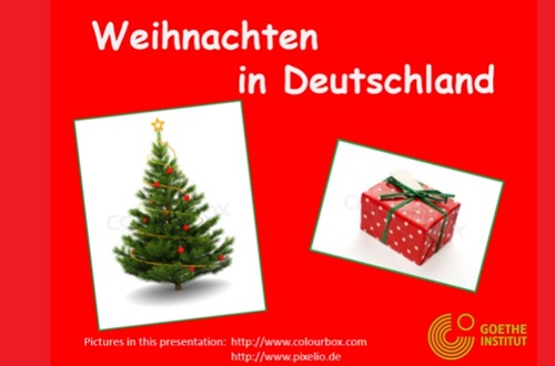 Christmas in German for Psychico College Elementary German Class students