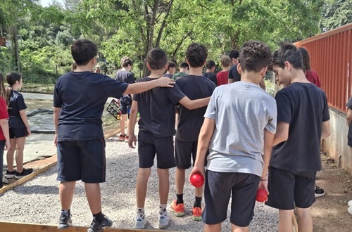 Collaboration between Athens College and Psychico College Elementary French classes: "Jouons à la pétanque"