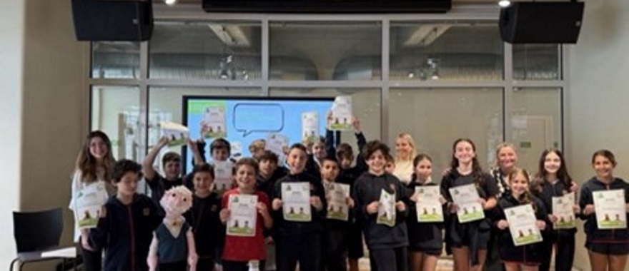 Psychico College Elementary Grade 6 German students visit the Goethe-Institut Athen