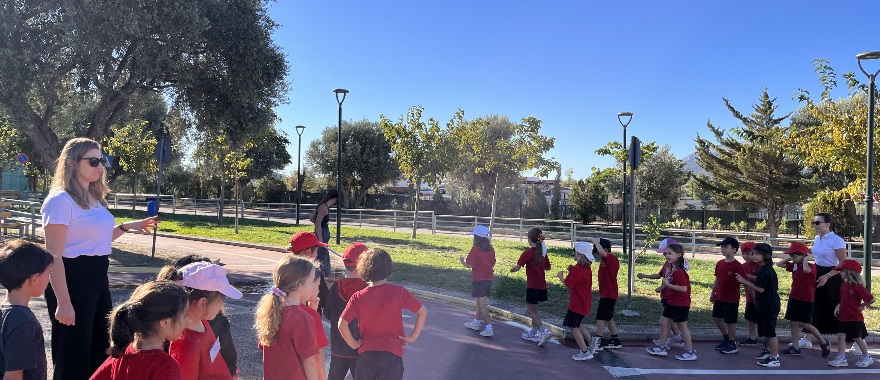 Psychico College Grade 1 visit to the Chalandri Traffic Education Park