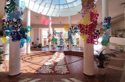 Psychico College Elementary School: Art Installation 2026 – Imprints and Butterflies