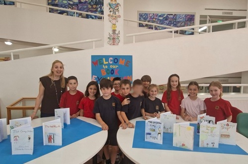 Psychico College Elementary School – Book fair by students & book presentation by young author Mikela Carousos – Grade 3