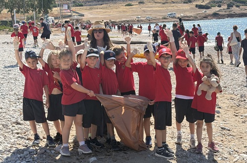Psychico College Elementary School – Beach Cleanup – Grades 1 and 6