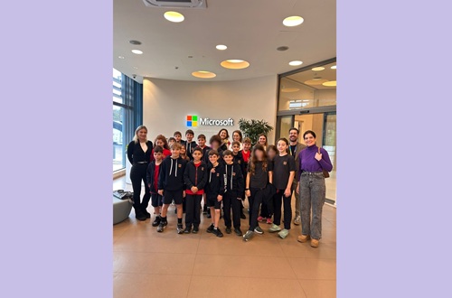 Psychico College Elementary School - Programming Club visits Microsoft