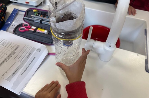 Psychico College Elementary School Grade 2 STEAM: "Building a water filter"