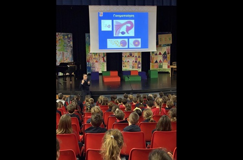 Psychico College Elementary School - Information from Dr. Makris on self-care - Grade 2