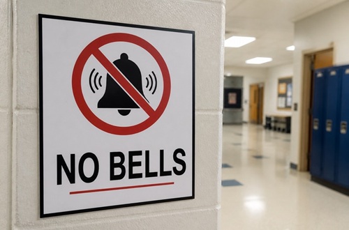 Psychico College Elementary School: A Week Without Bells – “Let’s Reduce the Noise!” – A new school tradition