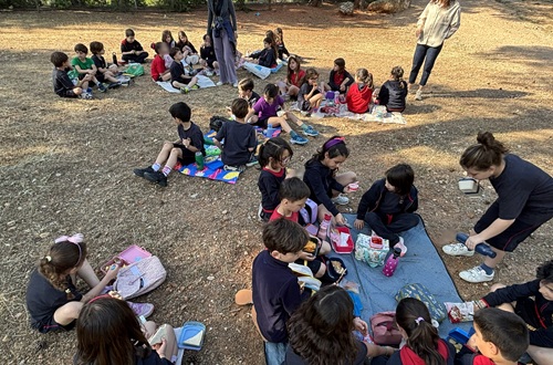 Psychico College Elementary School - Spring walk in the school forest - Grade 1