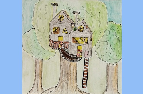 Psychico College Elementary School - Student distinctions in the 5th Children's Drawing Contest by "Shedia" paper