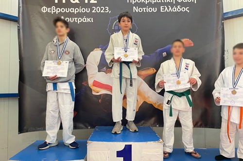 Distinction for Psychico College Grade 6 student in the Panhellenic Judo Championship