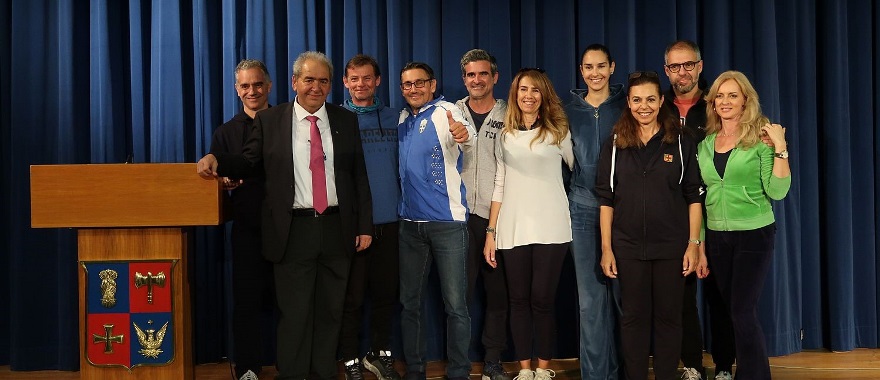 Olympic Gold Medalist Nikos Kaklamanakis Visits Athens College – Psychico College Elementary Schools