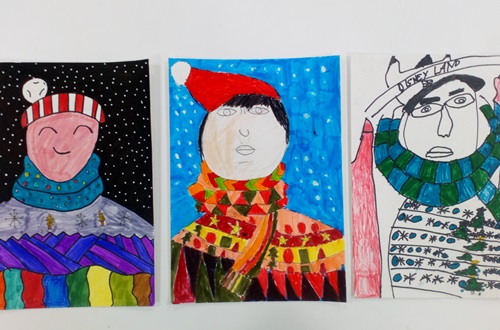 Psychico College Elementary Art Activities