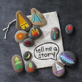 Story stones boost children's imaginations