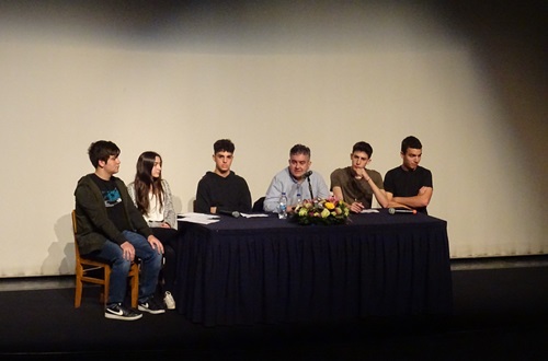 Ομιλία του παιδοψυχιάτρου Μιχάλη Μάντζαρη
σε μαθητές Λυκείου του Κολλεγίου