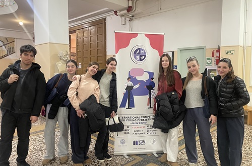Πρόκριση μαθητών στο International Finals Day του διαγωνισμού International Competition for Young Debaters 2025