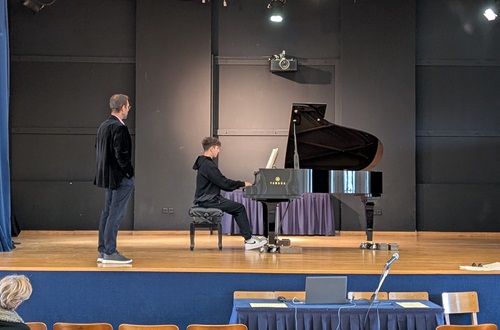 Piano Masterclass with Titos Gouvelis at Athens College