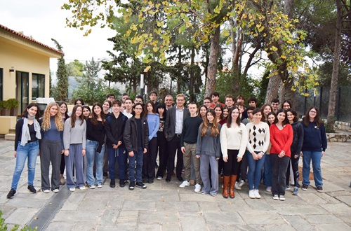 Athens College High School Student Magazine "The Athenian" Meets Maria Kaliabou (Yale University) and Thanos Davelis (HALC)