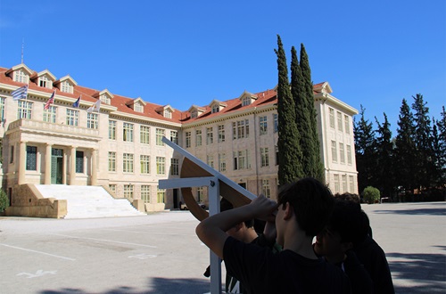 Trigonometry activities by Psychico College Junior High School students