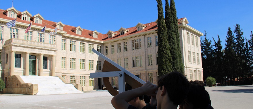 Trigonometry activities by Psychico College Junior High School students