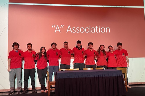 Presentation on the "A" Association to Junior High School students