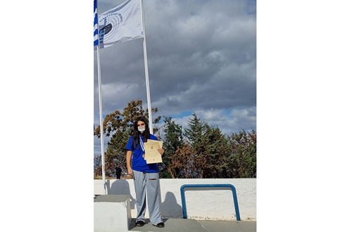 Distinctions for our student Aikaterini Zafeiri