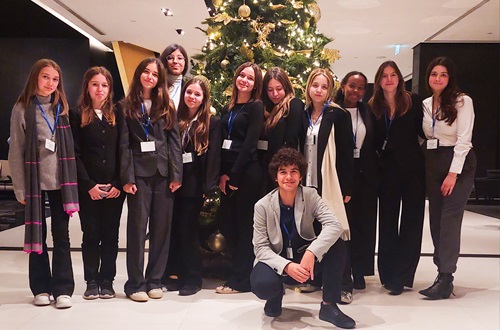Athens College Junior High School at the 8th Panhellenic Student UN Human Rights Simulation Committees - "Students in the role of a Diplomat"