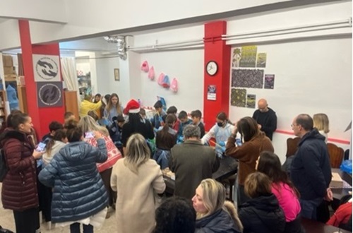An action of love and solidarity at Athens College Elementary School