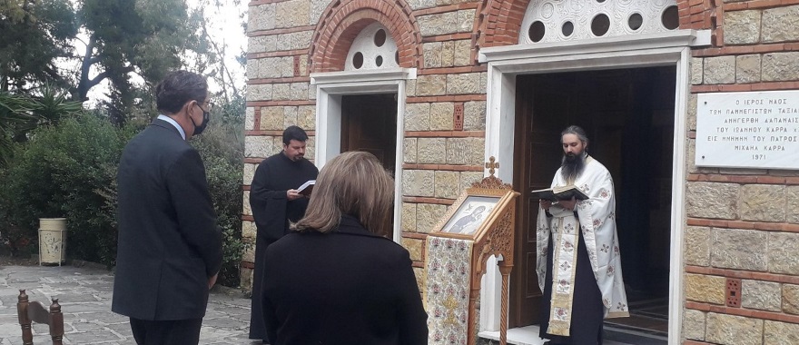Ακολουθία του Ακάθιστου Ύμνου
στον Ναό του Κολλεγίου Αθηνών