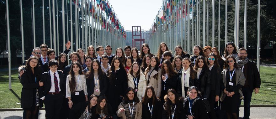 Ο Όμιλος ""Youth Training Programme at the United Nations: Greece"" στη Γενεύη