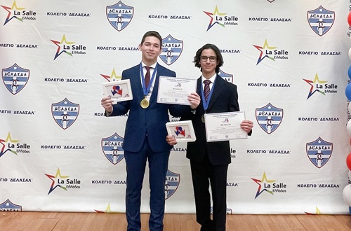 Athens College High School student distinguished in the 11th French Public Speaking Student Meeting"Conseil des Jeunes Citoyens 2024"