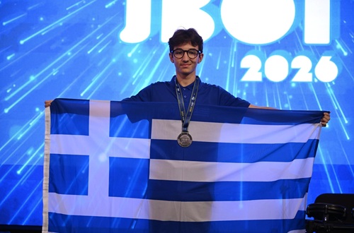 Athens College High School Grade 1 student wins silver medal in the 2026 Junior Balkan Olympiad in Informatics