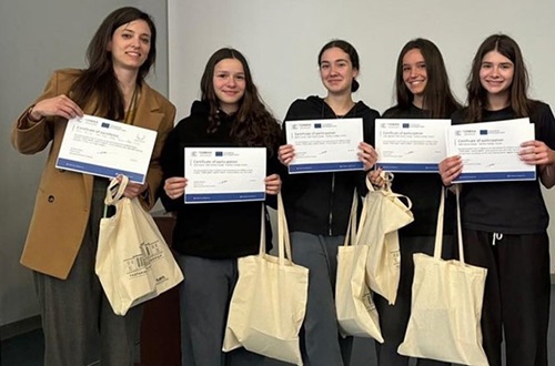 1st place for Psychico College Junior High School in the "International EU-CONEXUS School Contest"