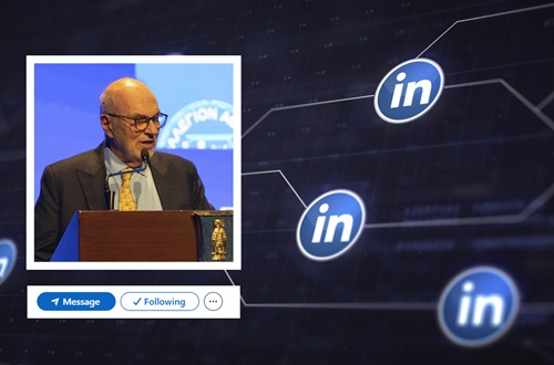 Athens College President's LinkedIn Page